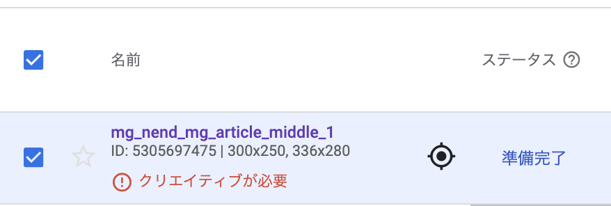 クリエイティブが必要